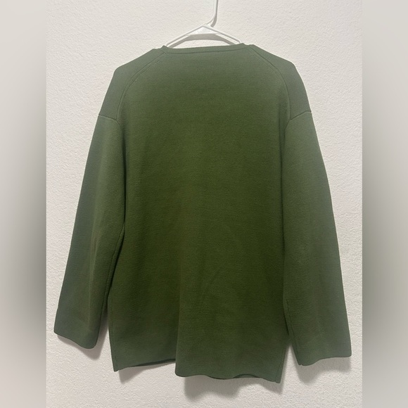 J Crew Women’s Green 100% Cotton Button-Up Cardigan Sweater Size XS - Picture 2 of 8